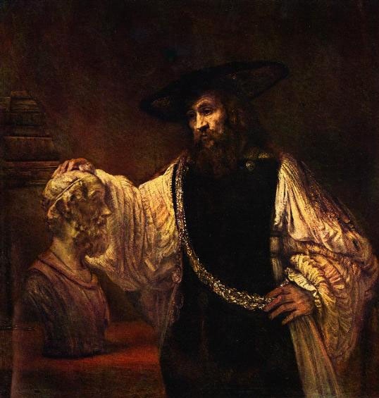 Aristotle Contemplating the bust of Homer