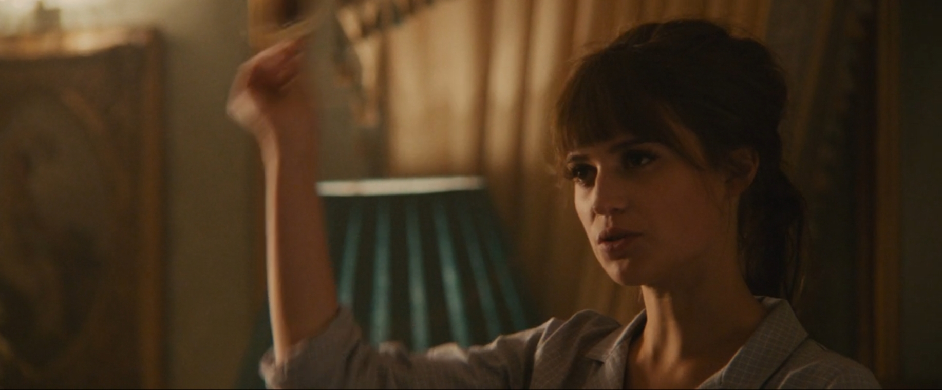 the scene as she says it